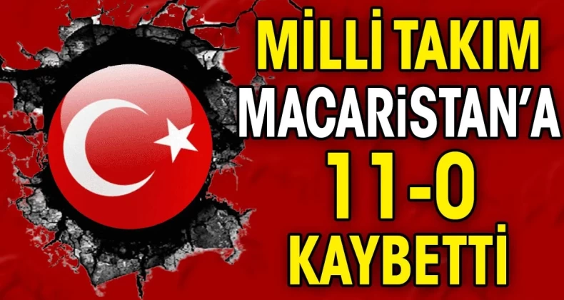 Macaristan:11 Türkiye:0