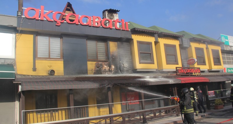 Samsun’da lokantada yangın çıktı