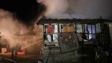Karabük’te müstakil evde çıkan yangında 1 kişi yaralandı