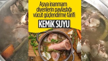 Yenilenmenin geleneksel hali: Kemik Suyu