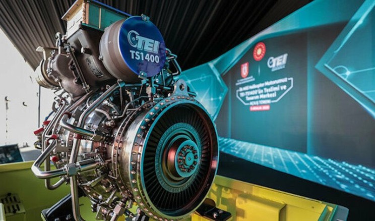 İlk yerli helikopter motoru TEİ-TS1400 teslim edildi