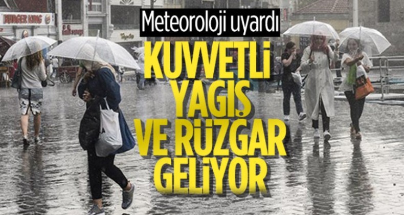 Meteorolojiden yurt genelinde kuvvetli yağış uyarısı!
