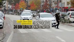 Bursa’da yaya öncelikli geçitlerde kurallara uymayanlara ceza
