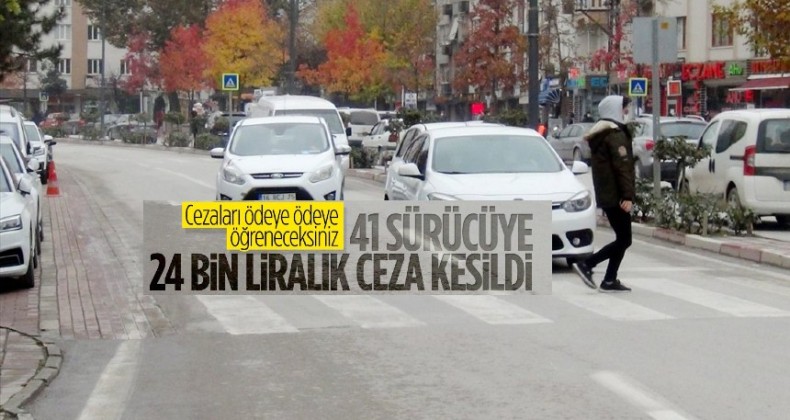 Bursa’da yaya öncelikli geçitlerde kurallara uymayanlara ceza