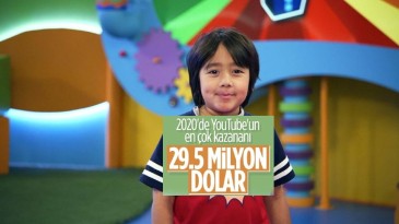 Ryan Kaji, 2020’de YouTube’un en çok kazananı oldu
