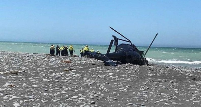 Helikopter düştü: 2 ölü, 3 yaralı