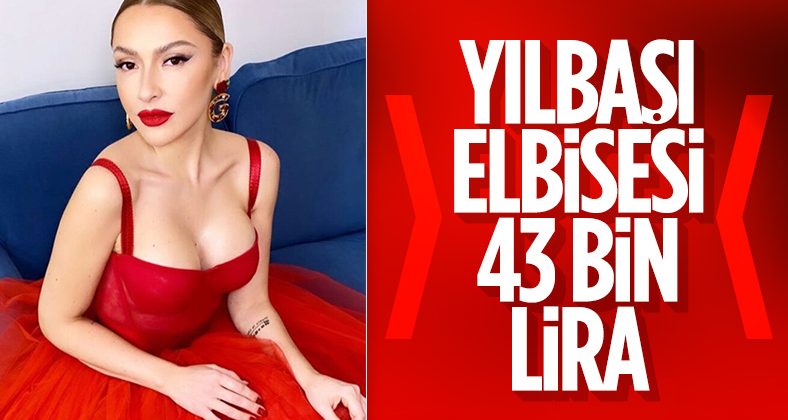 Hadise’nin yılbaşı elbisesine servet ödedi!
