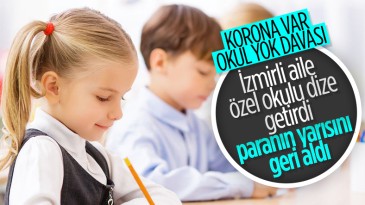 İzmir’de, özel okul ücreti veliye kısmen iade edildi