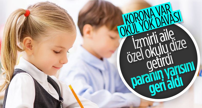 İzmir’de, özel okul ücreti veliye kısmen iade edildi