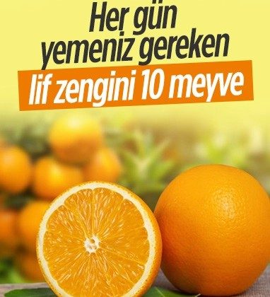 Her gün yemeniz gereken lif zengini 10 meyve
