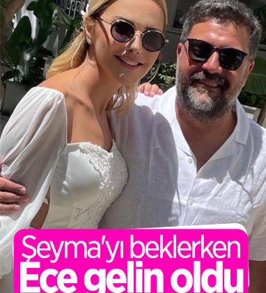 Ece Erken ve Şafak Mahmutyazıcıoğlu evlendi
