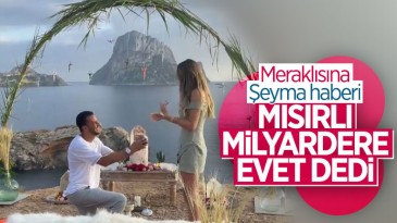 Mısırlı sevgilisinden Şeyma Subaşı’na sürpriz evlilik teklifi