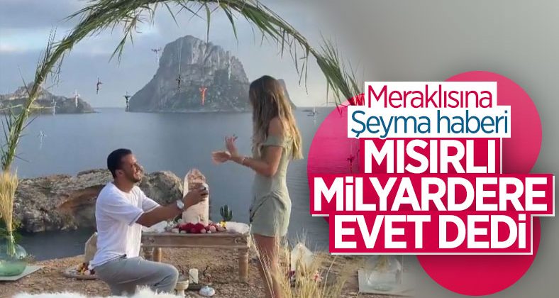 Mısırlı sevgilisinden Şeyma Subaşı’na sürpriz evlilik teklifi
