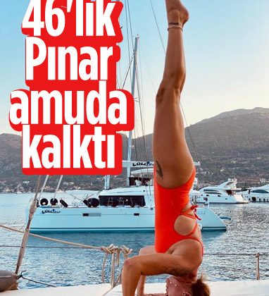 Pınar Altuğ, amuda kalktı