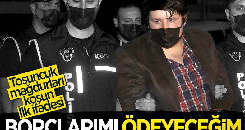 Tosuncuk lakaplı Mehmet Aydın’ın ilk ifadesi