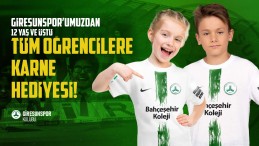 Giresunspor’dan çocuklara karne hediyesi maç bileti