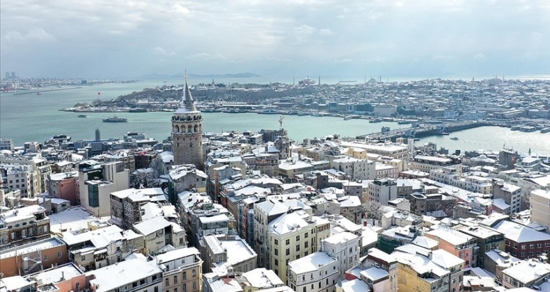 Karadeniz’den nem topladı, İstanbul’a kar bıraktı
