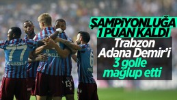 Trabzonspor, Adana Demirspor’u 3-1 mağlup etti