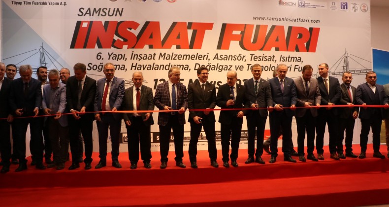 Samsun 6. İnşaat Fuarı kapılarını ziyaretçilere açtı