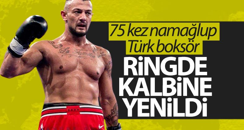 Karadenizli boksör ringde kalbine yenildi