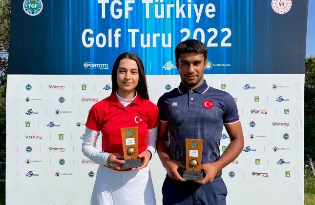 2022 TGF Türkiye Golf Turu Şampiyonları İbrahim Tarık Aslan Ve İrem Demir!