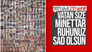15 Temmuz’da şehit olan kahramanlar