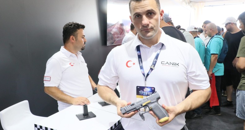 ABD’de yılın tabancası ödülünü kazanan CANiK, ürünlerini TEKNOFEST KARADENİZ’de sergiliyor