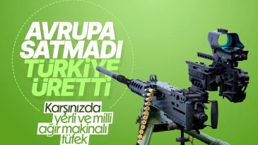 CANiK M2F ağır makineli tüfek ilk defa TEKNOFEST’te sergileniyor