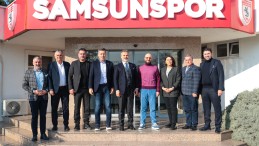 Gençlik ve Spor Eski Bakanı Suat Kılıç, Samsunspor’u ziyaret etti