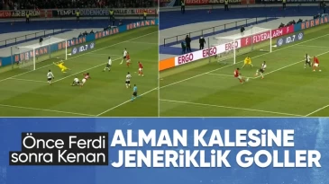 A Milli Takım’dan Almanya kalesine şık goller