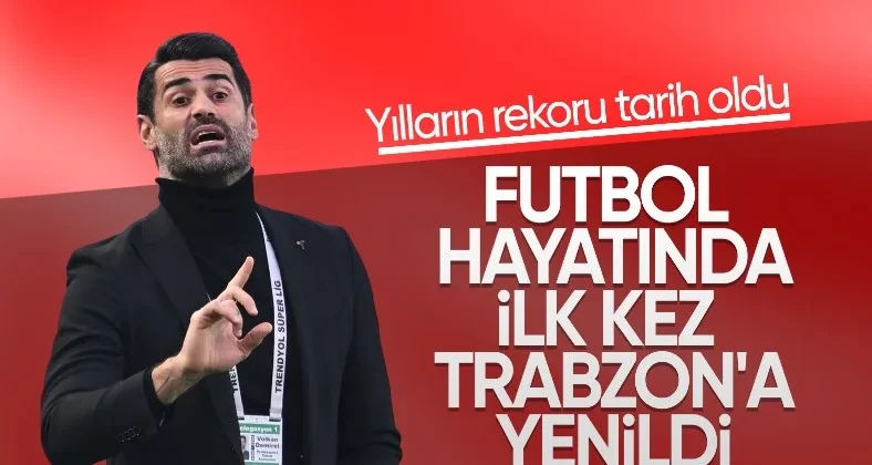 Volkan Demirel’in Trabzonspor’a karşı yenilmezlik serisi son buldu