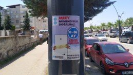 Bulancak Belediyesinden alkışlanacak uygulama: Elektrik direklerine yapıştırılan afişlere ceza geliyor