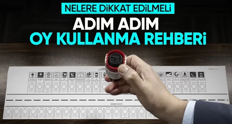 Yerel seçimlere doğru! Oyunuzu 5 adımda nasıl kullanabilirsiniz?