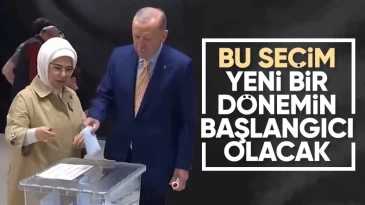 Cumhurbaşkanı Erdoğan oyunu kullandı
