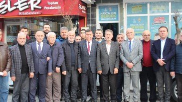 AK Parti Genel Başkan Yardımcısı Yılmaz, Havza’da seçim koordinasyon merkezini ziyaret etti