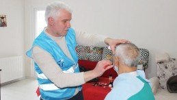 Tekkeköy Belediyesi’nden evde kuaför hizmeti