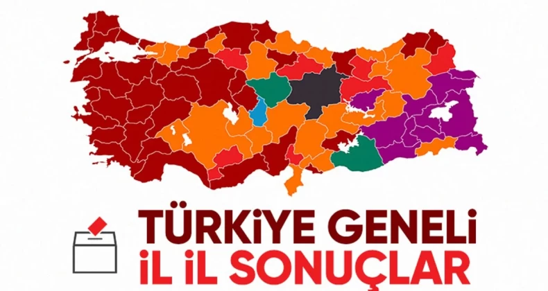 İşte Türkiye genelinde siyasi partilerin aldıkları oy oranları…