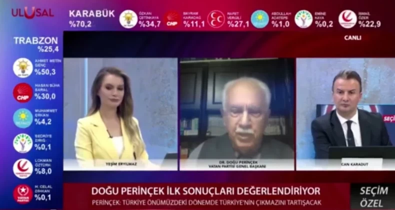 Muhtarlık kazandık diye sevinen Perinçek: “Muhtarlık seçimlerinde Vatan Partisi önemli başarılar kazandı”