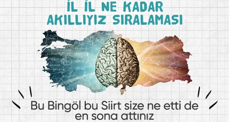 Türkiye’nin en zeki şehirleri belli oldu! İşte tam liste!