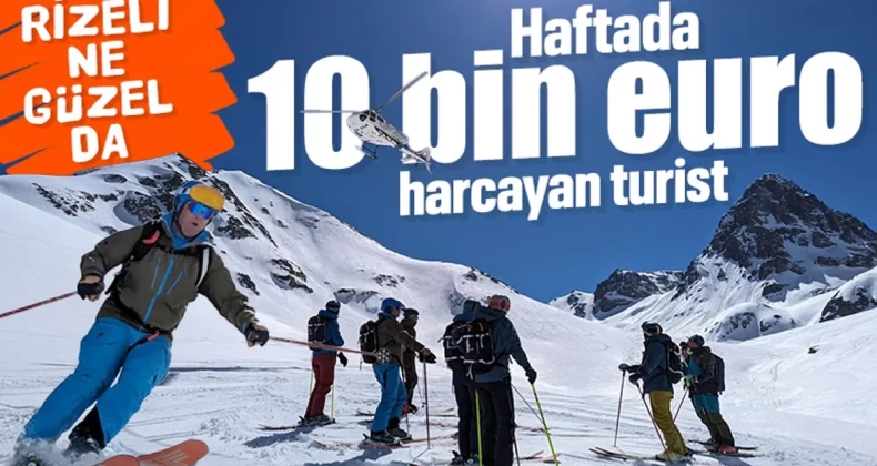 Yabancı sporcuların gözdesi: Kaçkar Dağları’nda heliski heyecanı sona erdi