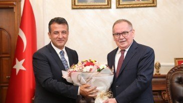Başkan Halit Doğan görevi devraldı