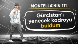 Vincenzo Montella, Gürcistan maçının ilk 11’ini belirledi! Arda ilk 11’de oynayacak mı?