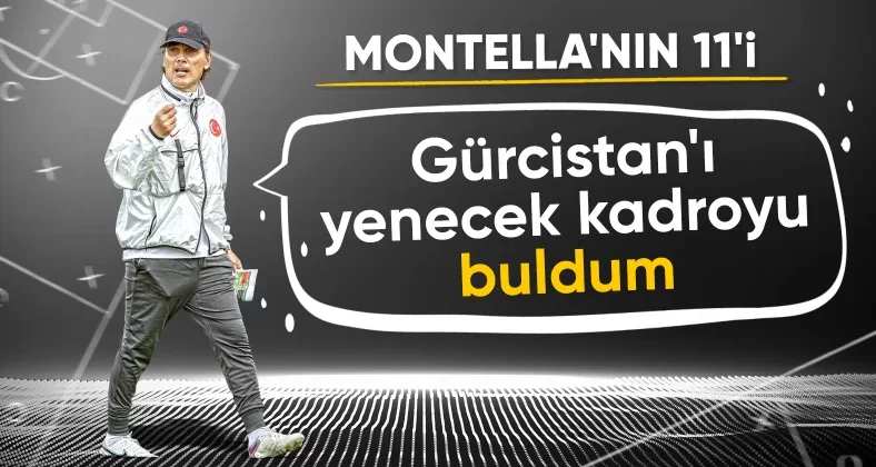 Vincenzo Montella, Gürcistan maçının ilk 11’ini belirledi! Arda ilk 11’de oynayacak mı?