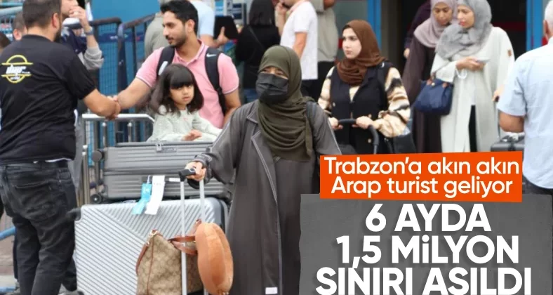 Trabzon Havalimanı’nda Arap turist yoğunluğu