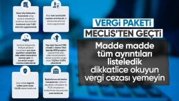 Vergi kanunu yasalaştı! Gelir artacak, kayıt dışıyla mücadele hızlanacak