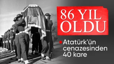 Mustafa Kemal Atatürk’ün cenazesinden kareler
