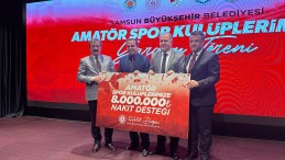 Samsun Büyükşehir Belediyesinden 282 amatör spor kulübüne 8 milyon liralık yardım