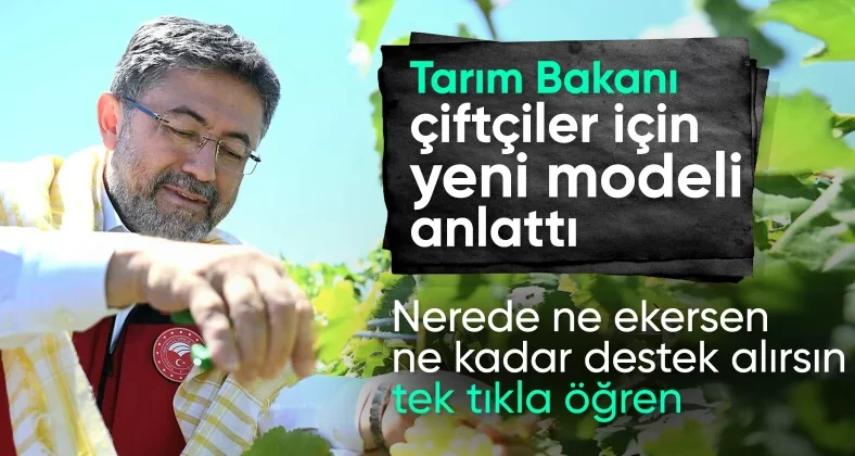 İbrahim Yumaklı: Artık, çiftçimiz sadece bir tıkla, ne kadar destek alacağını öğrenecek
