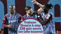 Trabzonspor, sahasında Sivasspor’u 4-0 mağlup etti