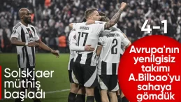 Beşiktaş, Athletic Bilbao’yu 4 golle yıktı